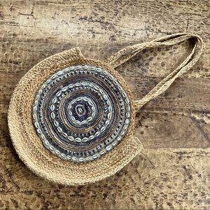 Antik Kraft Boho Handbag Woven Jute Beach Bag